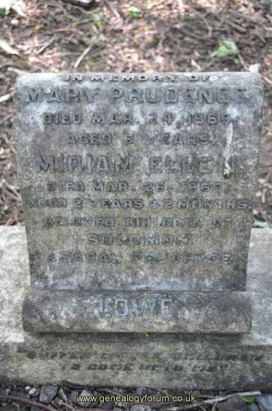 Lowe - sisters Mary & Miriam
