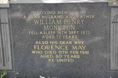 Monkton - William, Florence