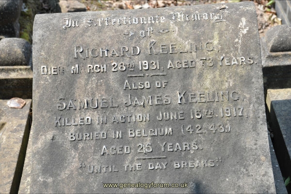 Keeling  1 â€“ Richard & Samuel James