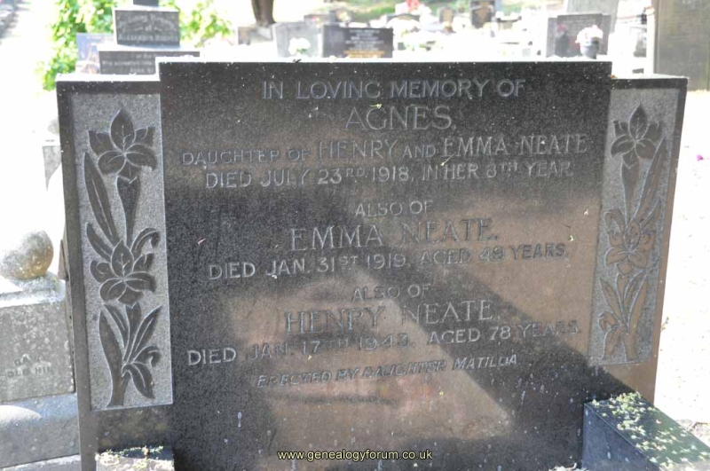 Neate - Henry, Emma & dau Agnes