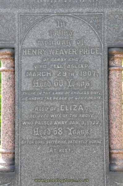 Price - Henry Weaver, Eliza
