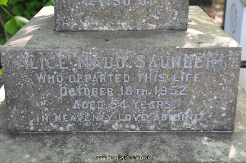 Raybould 1 - Alice Maud Saunders
