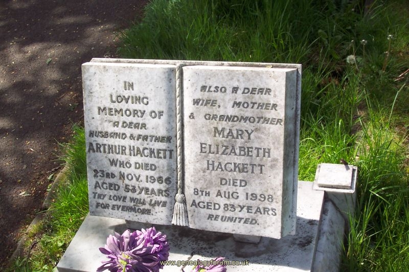 Arthur & Mary Elizabeth Hackett