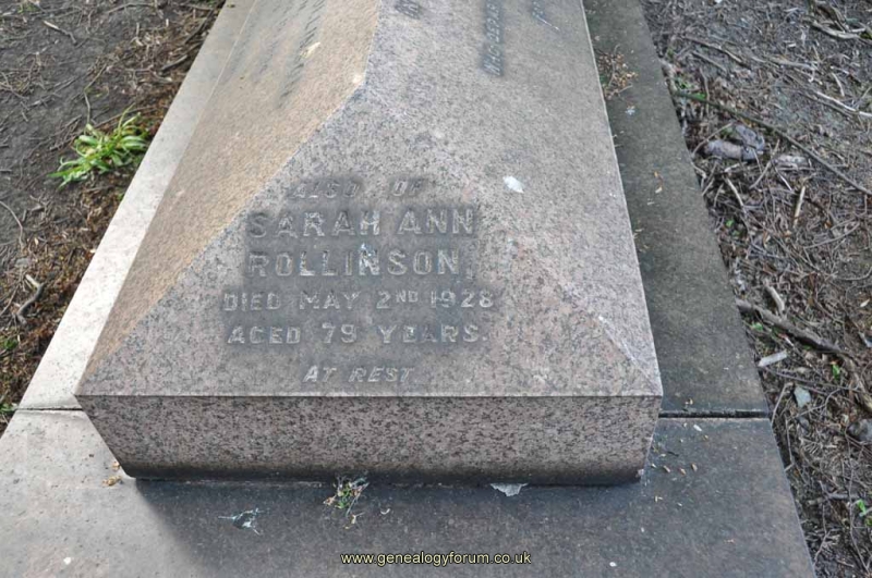 Rollinson 1 - Sarah Ann