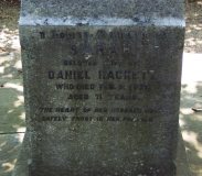 Sarah Hackett (wife of Daniel)
