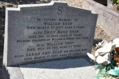 Shaw - William, Sarah Ann, William jnr & sister Emily
