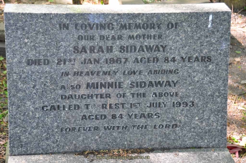 Sidaway - Sarah & dau Minnie