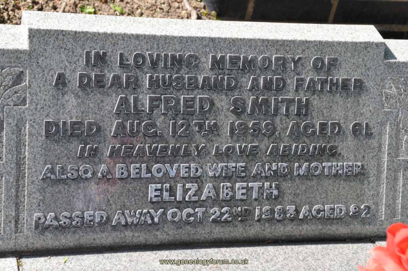 Smith - Alfred, Elizabeth