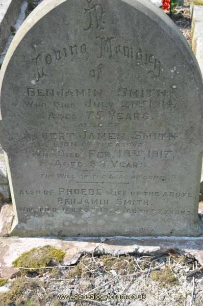 Smith - Benjamin, Phoebe & son Albert