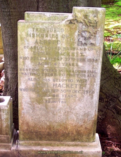 Alfred & Ethel Hackett