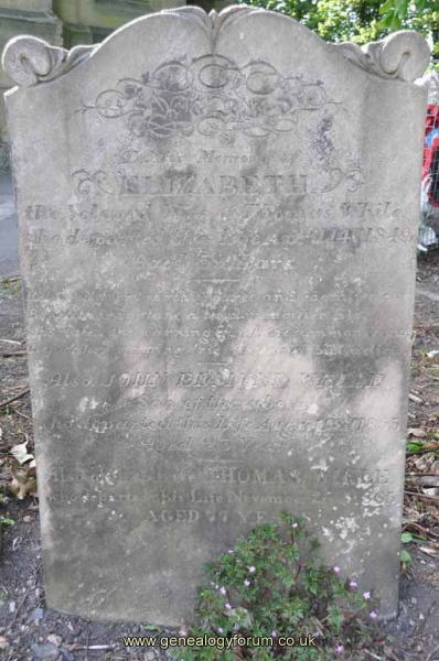 Spittle/While 1 - Thomas, Elizabeth & son John