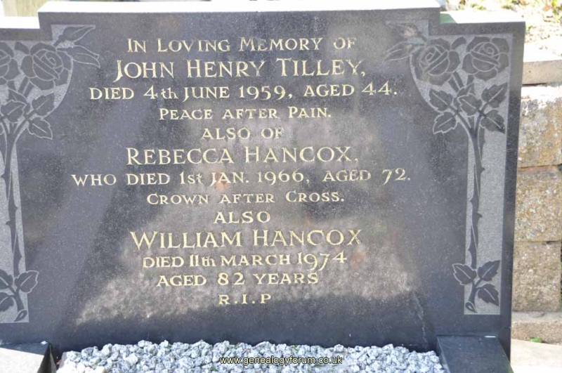 Tilley/Hancox