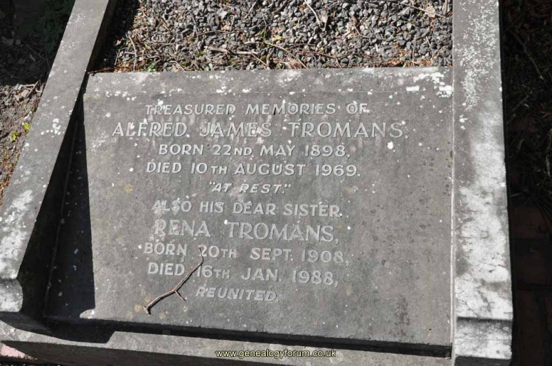 Tromans - Alfred and sister Rena