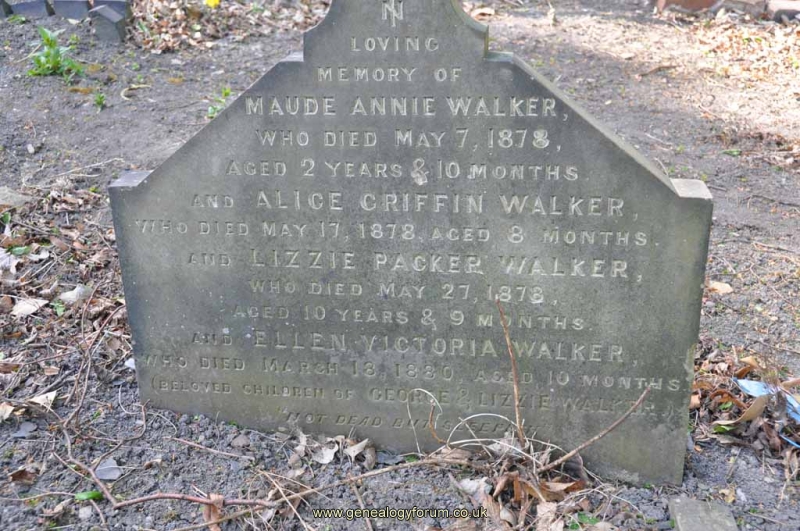 Walker -  children of George & Lizzie