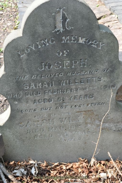 Willetts - Sarah, Joseph
