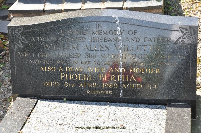 Willetts - William, Alan, Phoebe