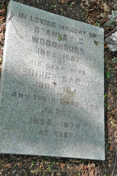 Woodhouse - Stanley, Eunace & son Harry