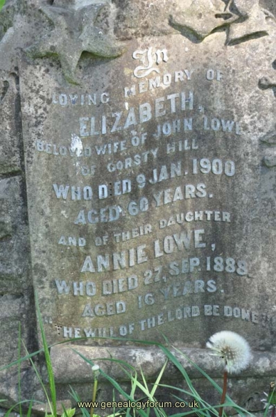 Lowe - Elizabeth & dau Annie