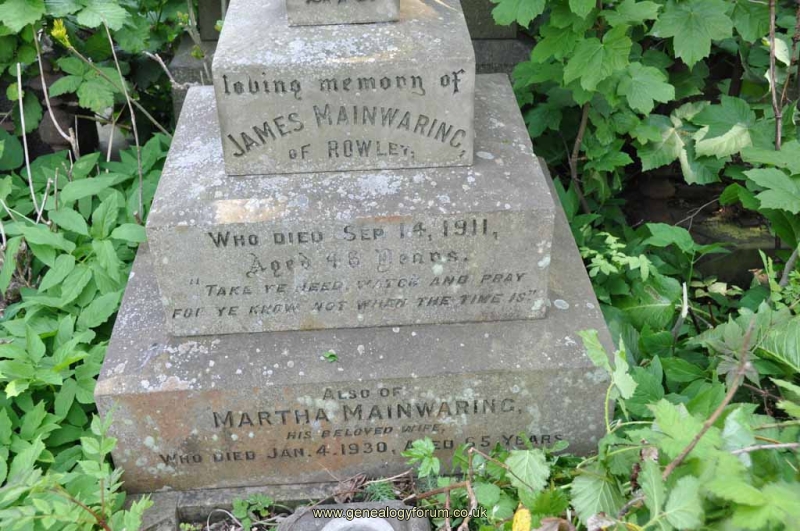 Mainwaring 1 - James, Martha