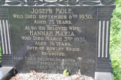 Mole - Joseph, Hannah & dau Selina