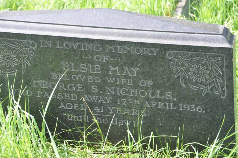 Nicholls - Elsie (wife of George)