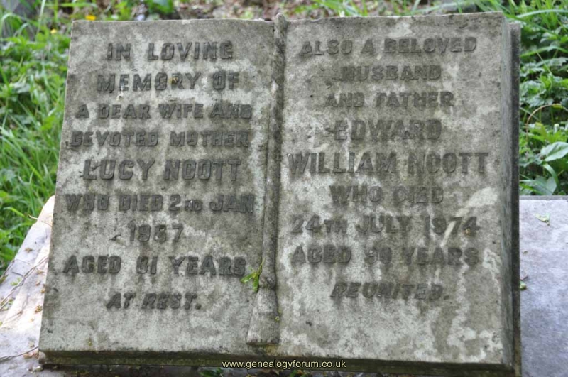 Noott - Edward William, Lucy