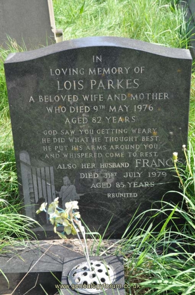 Parkes - Frances & wife Lois