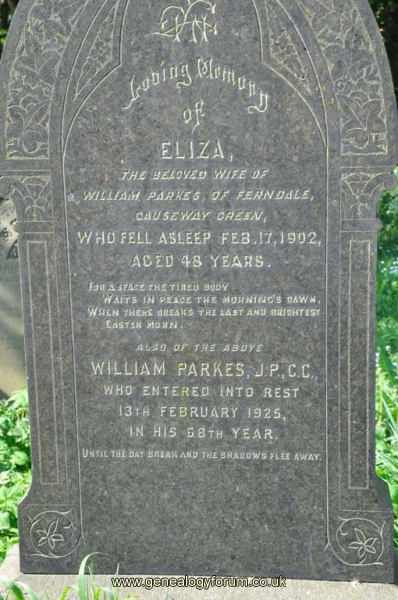 Parkes - William, Eliza