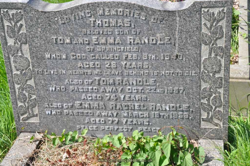 Randle - Tom, Emma & son Thomas