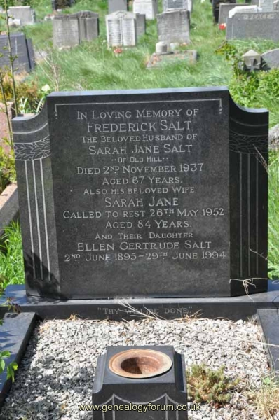 Salt - Frederick, Sarah Jane, Ellen Gertrude
