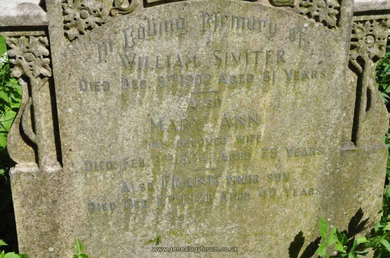 Siviter - William, Mary Ann & son Frank