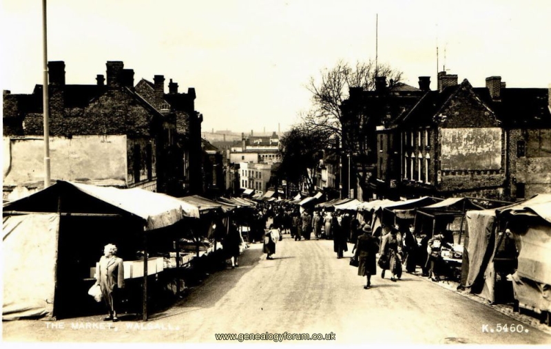 Walsall - Market  1930's