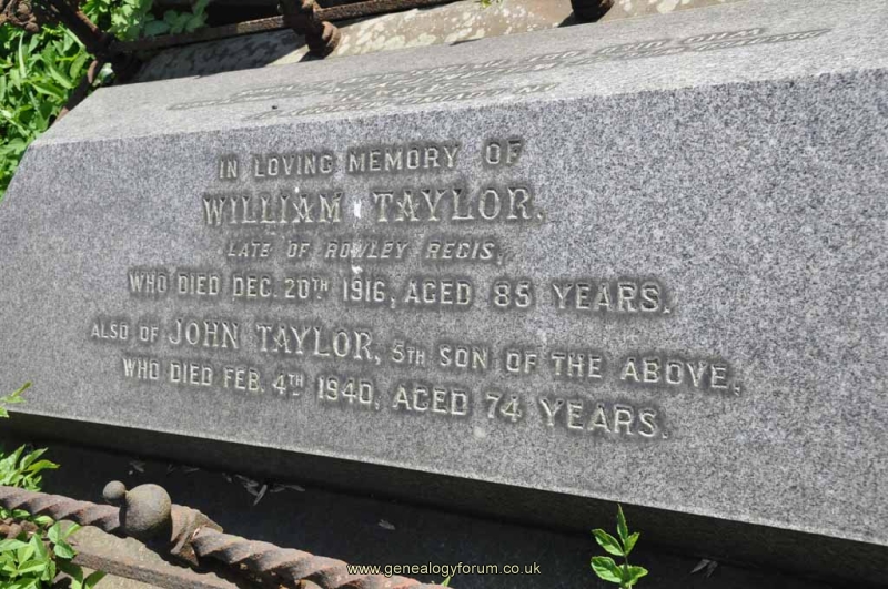 Taylor 1 - William & son John