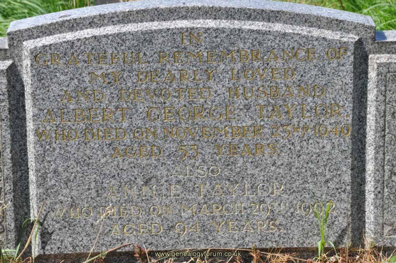 Taylor - Albert, Annie