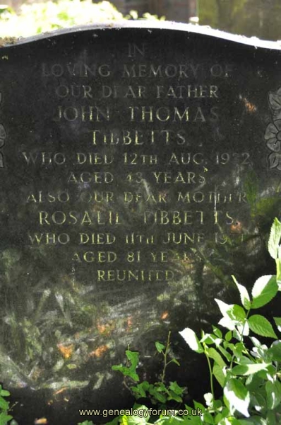 Tibbets - John, Rosalie