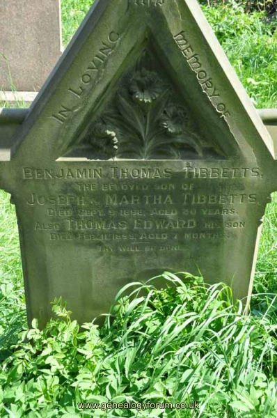 Tibbetts - Benjamin & son Thomas