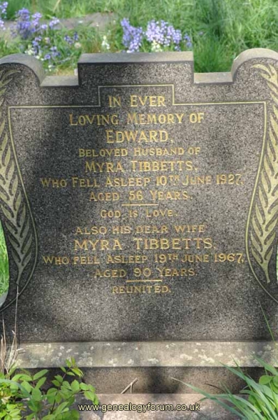 Tibbetts - Edward, Myra