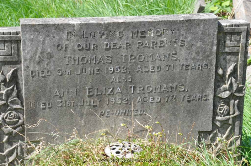 Tromans - Thomas, Ann Eliza