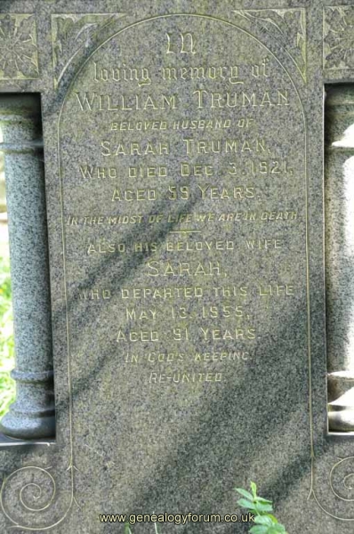 Truman - William, Sarah