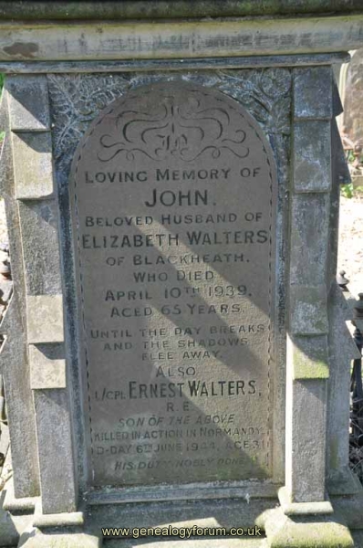 Walters 1 - John & son Lance Cpr Ernest Walters (KIA)