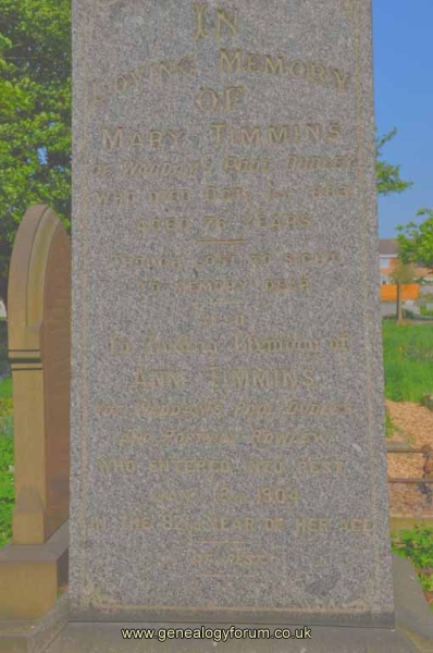 Warwood/Timmins/Child 1 - Mary, Ann
