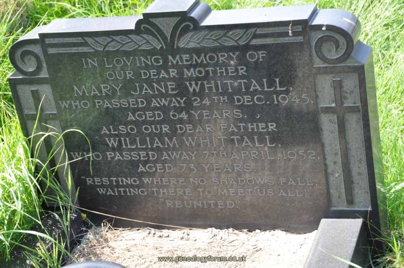 Whittall - William, Mary Jane