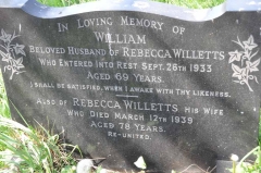 Willetts - William, Rebecca