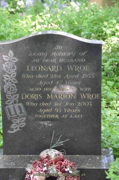 Wroe - Leonard, Doris