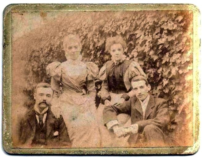 Ernest Edward GREAVES & wife Harriet + John Herbert L BURTON & wife Bertha Eliza