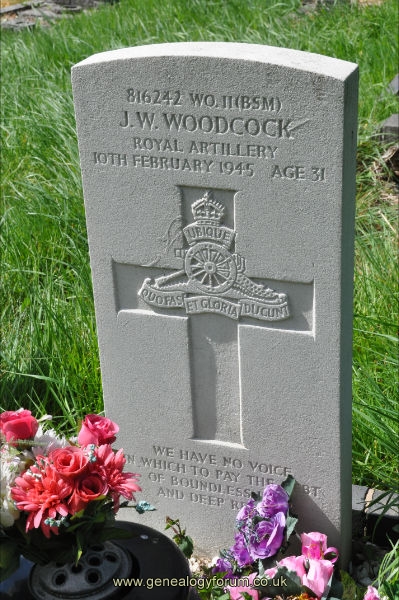 WO2  J W Woodcock