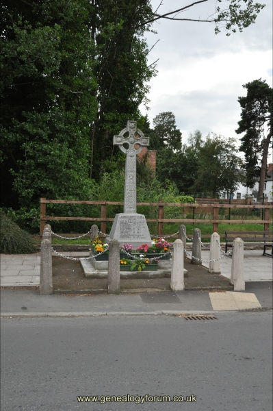 Shropshire, Minsterley - Cenotaph