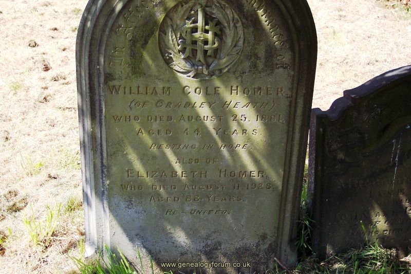 William Cole Homer of Cradley Heath