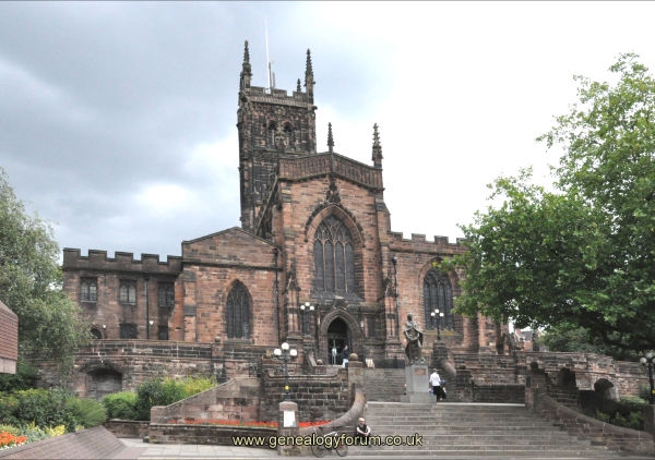 Staffordshire, Wolverhampton - Collegiate, Church of St Peter (2)