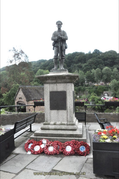 Shropshire, Ironbridge - Cenotaph
